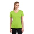 thumbnail image 1 of Sport-Tek Ladies PosiCharge Competitor V Neck Tee-XS (Lime Shock), 1 of 6