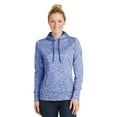 thumbnail image 1 of Sport-Tek Ladies PosiCharge Electric Heather Fleece Hooded Pullover. LST225, 1 of 1