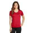 thumbnail image 1 of Sport-Tek Ladies PosiCharge Elevate Scoop Neck Tee-XL (True Red), 1 of 6
