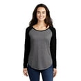 thumbnail image 1 of Sport-Tek Ladies PosiCharge Long Sleeve Tri-Blend Wicking Scoop Neck Raglan Tee LST400LS, 1 of 4