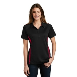 Womens red polo shirt walmart shop
