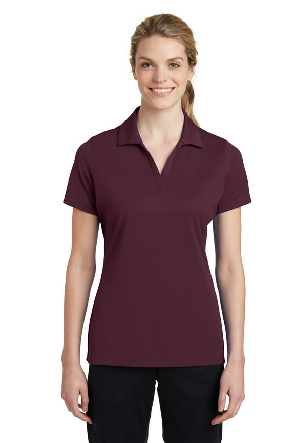 Ladies PosiCharge RacerMesh Polo-2XL (Maroon)