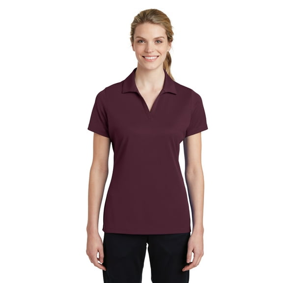 Sport-Tek Ladies PosiCharge RacerMesh Polo-M (Maroon)