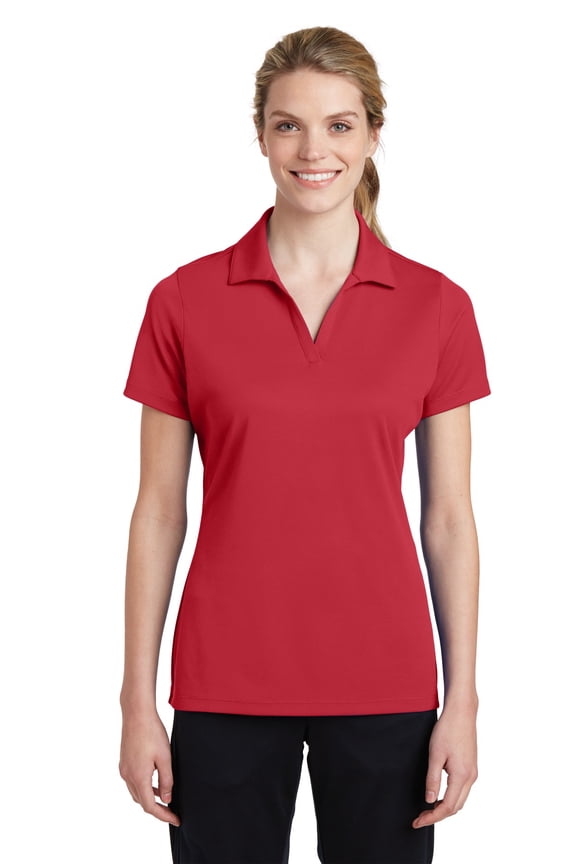 Ladies PosiCharge RacerMesh Polo-M (True Red)