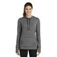 thumbnail image 1 of Sport-Tek ® Ladies PosiCharge ® Tri-Blend Wicking Fleece Hooded Pullover. LST296, 1 of 4