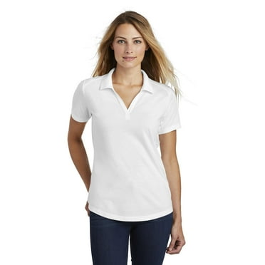 Sport-Tek ® Ladies PosiCharge ® Tri-Blend Wicking Polo. LST405