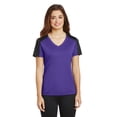 thumbnail image 1 of Sport-Tek Ladies PosiChargeCompetitor Sleeve-Blocked V-Neck Tee, 1 of 6