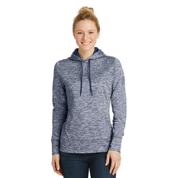 Sport-Tek Ladies PosiChargeElectric Heather Fleece Hooded Pullover