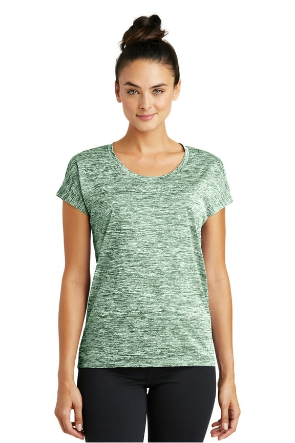 Ladies PosiChargeElectric Heather Sporty Tee