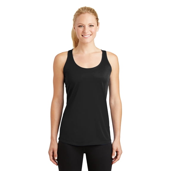 Sport-Tek Ladies Posicharge Competitor Racerback Tank Lst356 - Black - XS