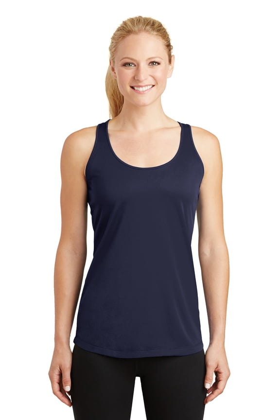 Ladies Posicharge Competitor Racerback Tank Lst356 - True Navy - 3XL