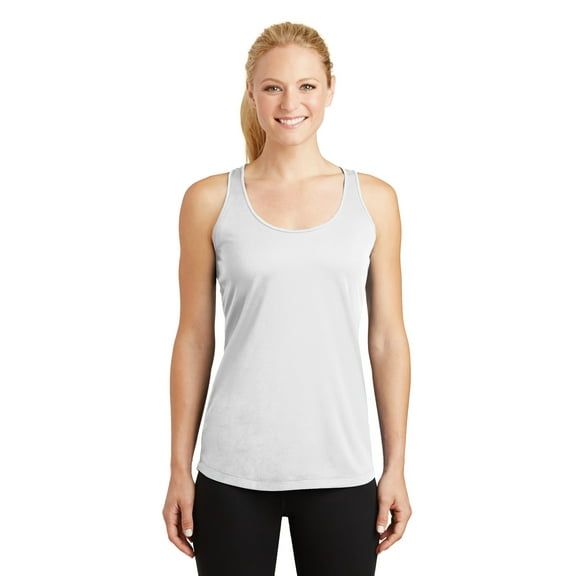 Sport-Tek Ladies Posicharge Competitor Racerback Tank Lst356 - White - S