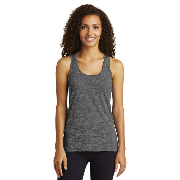 Sport-Tek Ladies Posicharge Electric Heather Racerback Tank