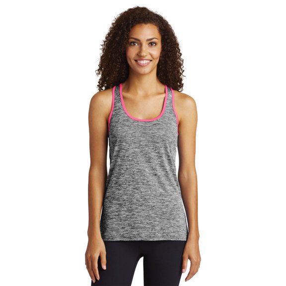 Sport-Tek Ladies Posicharge Electric Heather Racerback Tank