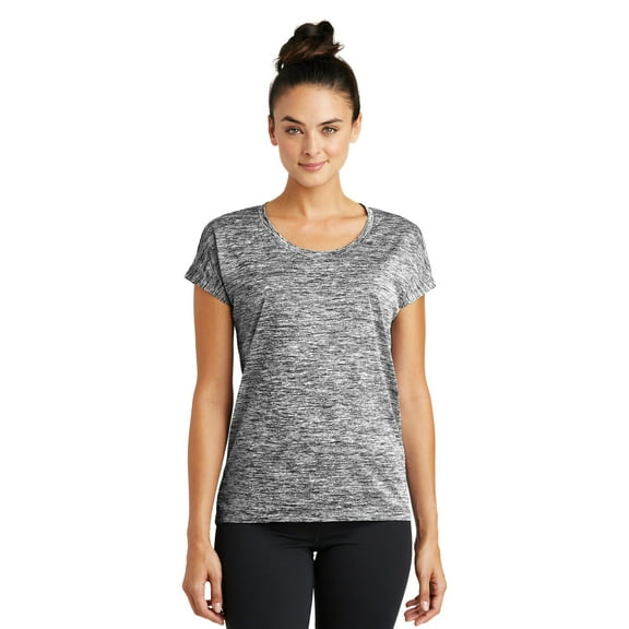 Sport-Tek Ladies Posicharge Electric Heather Sporty Tee