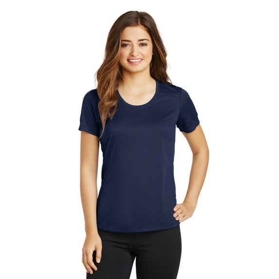 Sport-Tek Ladies Posicharge Elevate Scoop Neck Tee