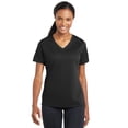 thumbnail image 1 of Sport-Tek LST340 Ladies PosiCharge RacerMesh V-Neck Tee Exercise Shirt, 1 of 3