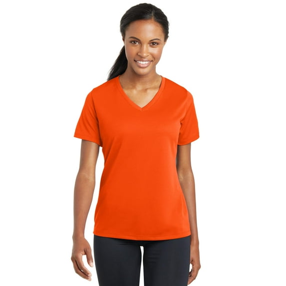 Sport-Tek Ladies Posicharge Racermesh V-Neck Tee