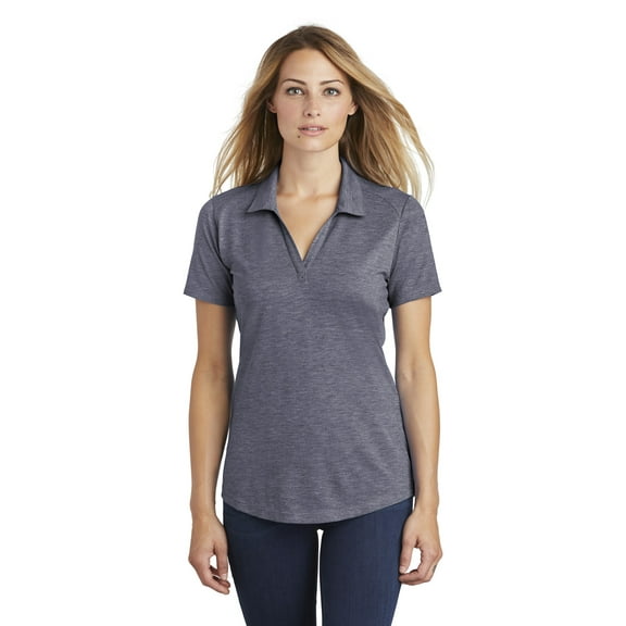 Sport-Tek Ladies Posicharge Tri-Blend Wicking Polo