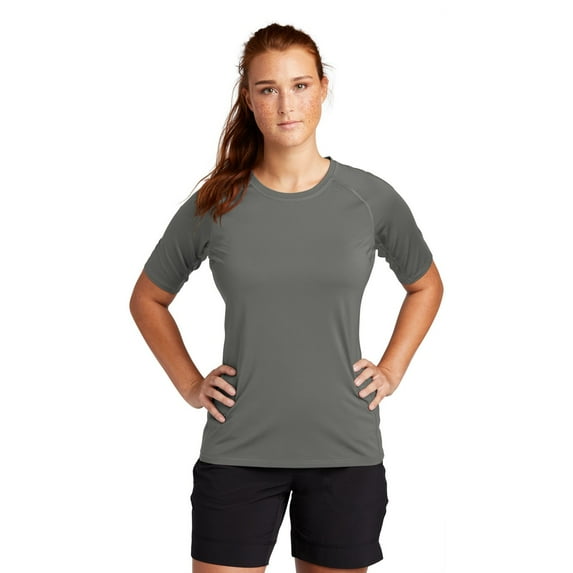 Sport-Tek Ladies Rashguard Tee. Lst470