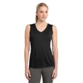 thumbnail image 1 of Sport-Tek Ladies Sleeveless PosiCharge Competitor V-Neck Tee, 1 of 1