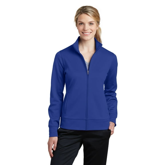 Sport-Tek Ladies Sport-Wick Fleece Full-Zip Jacket. LST241