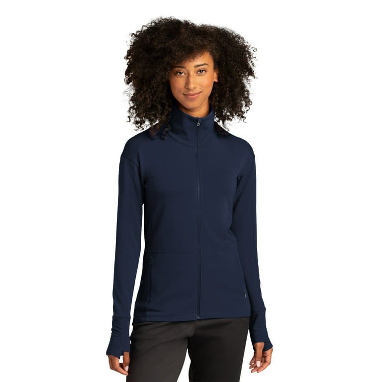 Ladies full zip lightweight fleece hot sale