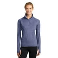 thumbnail image 1 of Sport-Tek ® Ladies Sport-Wick ® Stretch 1/2-Zip Pullover. LST850, 1 of 6