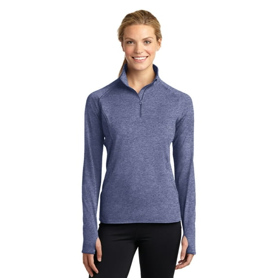 Sport-Tek ® Ladies Sport-Wick ® Stretch 1/2-Zip Pullover. LST850
