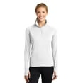 thumbnail image 1 of Sport-Tek Ladies Sport-Wick Stretch 1/2-Zip Pullover, 1 of 1