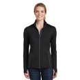 thumbnail image 1 of Sport-Tek LST853 Ladies Sport-Wick Stretch Contrast Full-Zip Jacket, 1 of 1