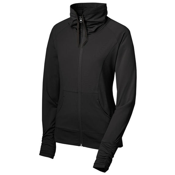 Sport-Tek Ladies Sport-Wick Stretch Full-Zip Jacket. LST852