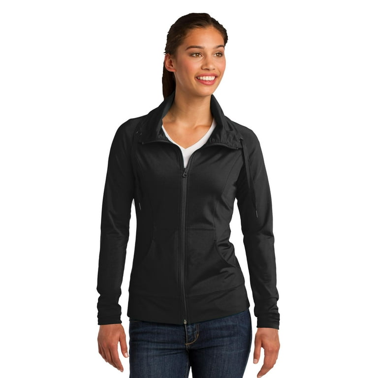 Sport Tek Ladies Sport Wick Stretch Full Zip Jacket Walmart