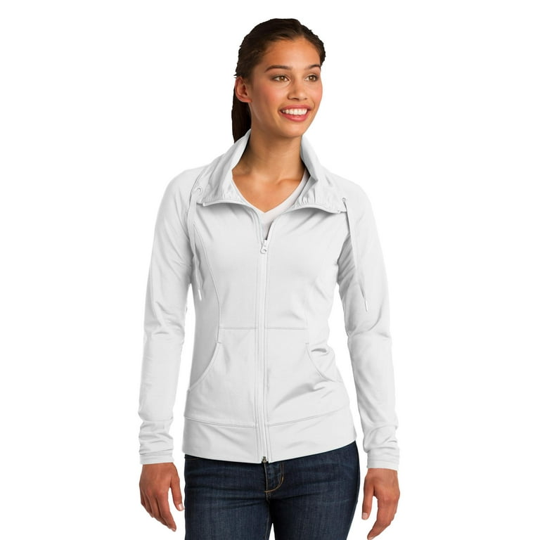 Sport-Tek Ladies Sport-Wick Stretch Full-Zip Jacket