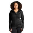 thumbnail image 1 of Sport-Tek Ladies Tech Fleece Full Zip Hooded Jacket-L (Black), 1 of 5