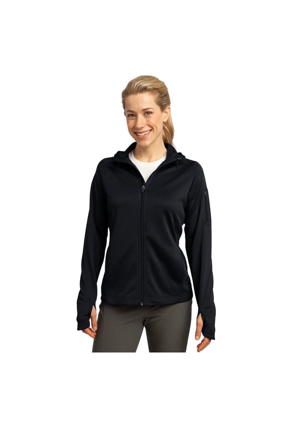 Ladies Tech Fleece Full-Zip Hooded Jacket. L248