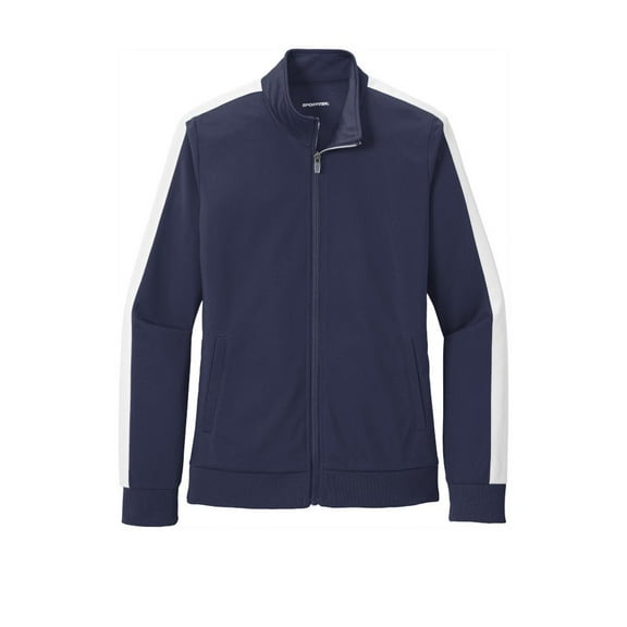 Sport-Tek LST94 Ladies Full-Zip Tricot Track Jacket