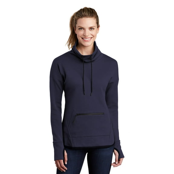 Sport-Tek Ladies Triumph Cowl Neck Pullover LST280