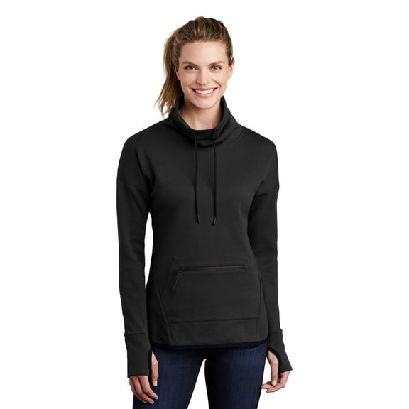 Sport-Tek Ladies Triumph Cowl Neck Pullover LST280