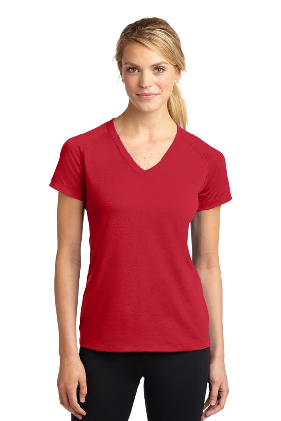 ® Ladies Ultimate Performance V-Neck. LST700