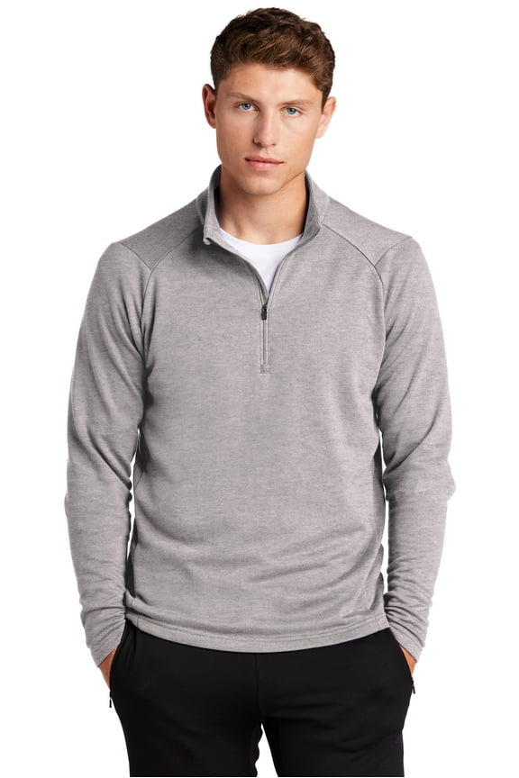 Lightweight French Terry 1/4-Zip Pullover. ST273