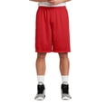 thumbnail image 1 of Sport-Tek Long Classic Mesh Short (ST515) True Red, XS, 1 of 6
