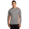 thumbnail image 1 of Sport-Tek Long Sleeve Heather Colorblock Contender Tee, 1 of 1