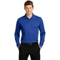 thumbnail image 1 of Sport-Tek ST657 Long Sleeve Micropique Sport-Wick Polo, Mens Polo Shirts, 1 of 2