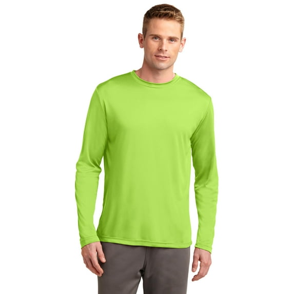 Sport-Tek Long Sleeve PosiCharge Competitor Tee-L (Lime Shock)