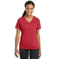 thumbnail image 1 of Sport-Tek Lst340 Ladies Posicharge Racermesh V-Neck Tee, 1 of 2