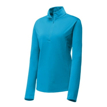 Sport-Tek LST357 Ladies PosiCharge Competitor 1/4-Zip Pullover, Atomic ...