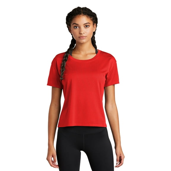 Sport-Tek Lst411 Ladies Posicharge Draft Crop Tee