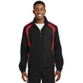 thumbnail image 1 of Sport-Tek Men’S Colorblock Raglan Jacket. Jst60., 1 of 1