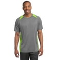 thumbnail image 1 of Sport-Tek Men's 100 Percent Polyester Colorblock Tee. ST361, 1 of 4